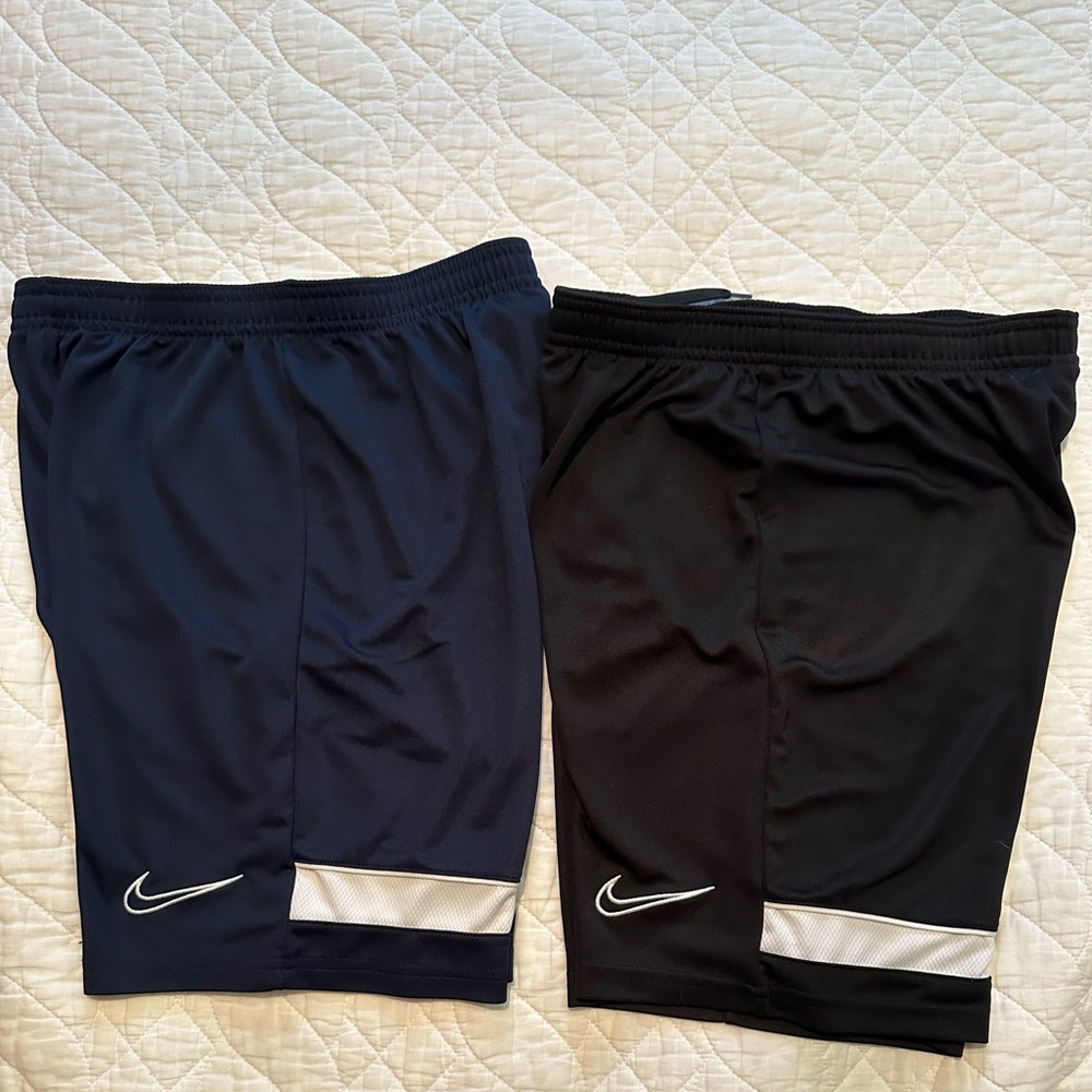 GUC Two Pairs Boy’s Nike Dri-FIT Soccer Shorts